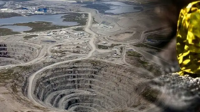 Diavik Madeni'nde 158 Karat Sarı Elmas Bulundu