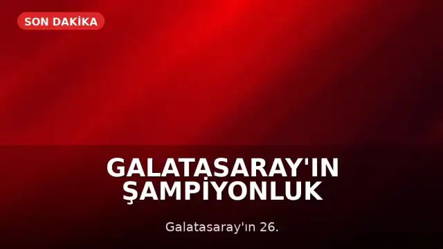 Galatasaray'ın Şampiyonluk Kutlamaları beIN Sports'tan Canlı Yayınlanacak
