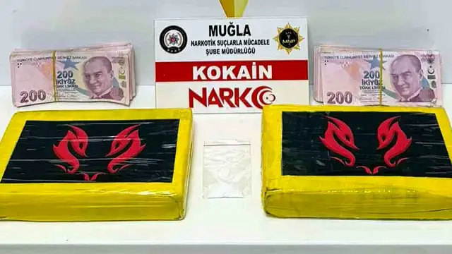 Muğla'da 2 Kilo Kokain ve Suç Geliri Olarak Değerlendirilen Para Ele Geçirildi