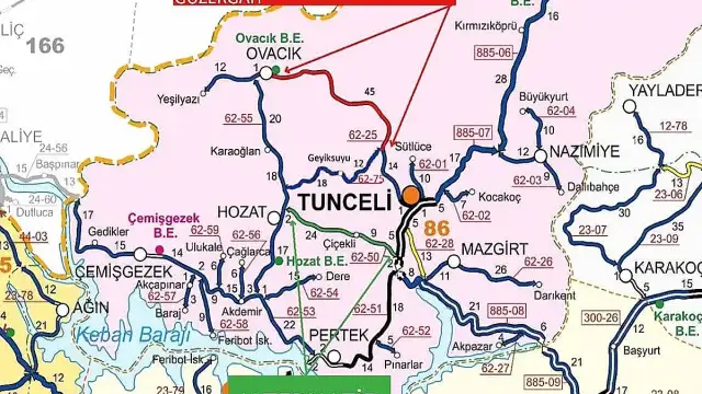 Tunceli-Ovacık Yolunda Kontrollü Patlatma Nedeniyle Trafik Kesintisi