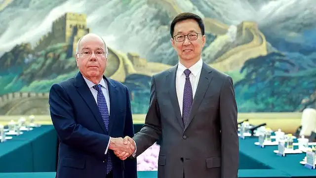 Çin Cumhurbaşkanı Yardımcısı Han Zheng, Brezilya Dışişleri Bakanı Mauro Vieira ile Görüştü