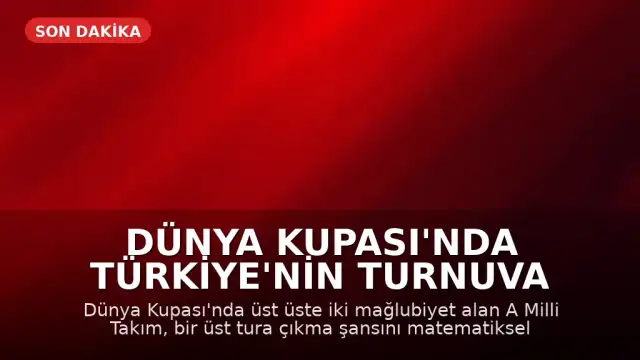 Dünya Kupası'nda Türkiye'nin Turnuva Serüveni Sona Erdi
