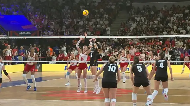 Voleybol Milletler Ligi: Filenin Sultanları Belçika Karşısında Galip Geldi