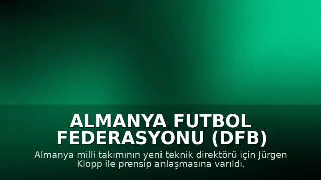 Almanya Futbol Federasyonu (DFB) Başkanı Bernd Neuendorf ve Başkan Yardımcısı Hans-Joachim Watzke, Jürgen Klopp ile New York'ta bir araya geldi