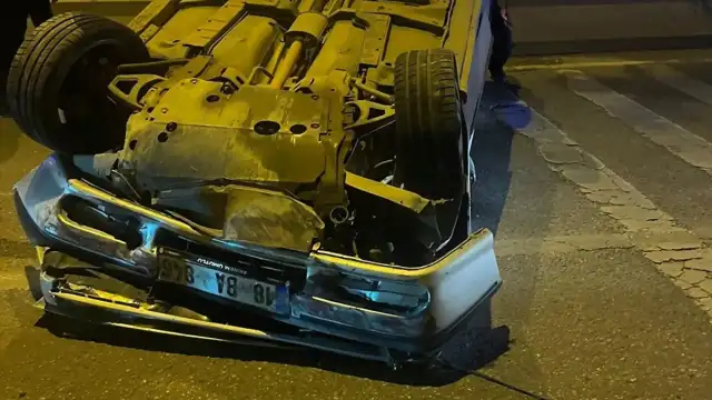 Çankırı'da Otomobilin Takla Atması Sonucu 5 Kişi Yaralandı