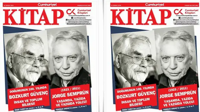 Cumhuriyet Kitap Dergisi 1900. Sayısında Bozkurt Güvenç ve Jose Semprún Anılıyor