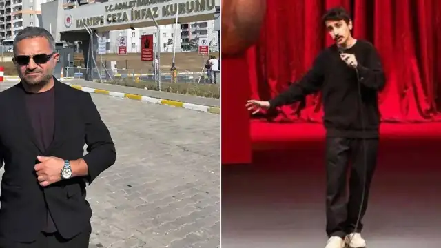 Komedyen Ali Congun, Karatepe Ceza İnfaz Kurumu'nda tutuklu bulunan D.G.'ı ziyaret etti