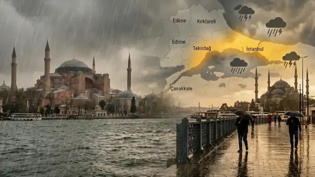 Meteoroloji Genel Müdürlüğü'nden 5 İl İçin Sarı Kodlu Uyarı: İstanbul ve Çevresinde Sağanak Bekleniyor