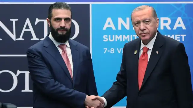 NATO Zirvesi Kapsamında Cumhurbaşkanı Erdoğan, Suriye Cumhurbaşkanı Ahmed Şara'yı Kabul Etti