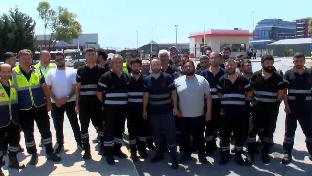 Pendik'teki İETT Garajında Çalışan İşçilerden İş Yavaşlatma Eylemi
