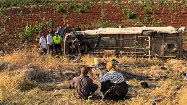 Şanlıurfa'da Tarım İşçilerini Taşıyan Minibüs Devrildi: 22 Yaralı