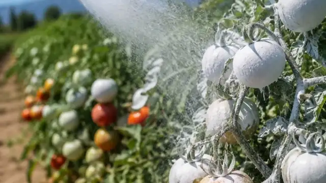 Tarımda Güneş Yanığını Önlemek İçin Kaolin Kili Uygulaması