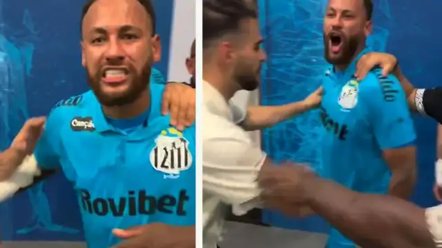 Neymar, Maç Sonu Rakip Yöneticilerle Gerginlik Yaşadı