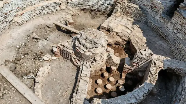 1700 Yıllık Sarayın Kulübesinde Yerden Isıtmalı Hamam Keşfedildi