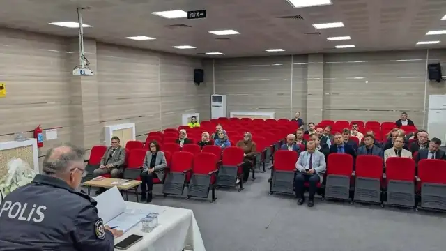 Amasya Göynücek'te Okul Güvenliği Toplantısı Gerçekleştirildi