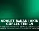 Adalet Bakanı Akın Gürlek'ten 19 Mayıs Mesajı