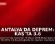 Antalya'da Deprem: Kaş'ta 3.6 Büyüklüğünde Sarsıntı