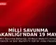 Milli Savunma Bakanlığı'ndan 19 Mayıs Mesajı