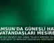 Samsun'da Güneşli Hava Vatandaşları Mesire Alanlarına Çekti