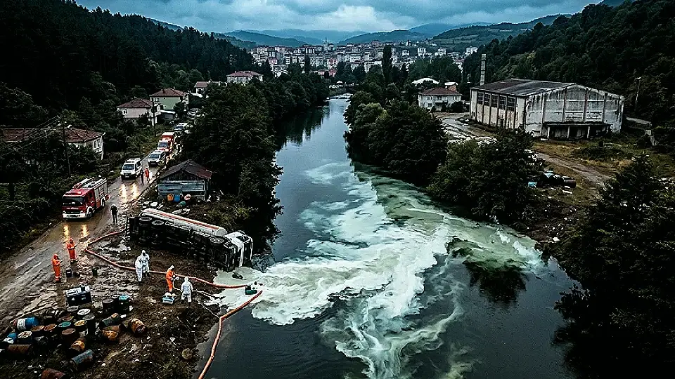 Kastamonu'da Kimyasal Atık Sızıntısı: İncelemeler Sürüyor