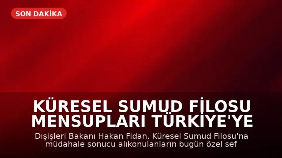 Küresel Sumud Filosu Mensupları Türkiye'ye Dönüyor