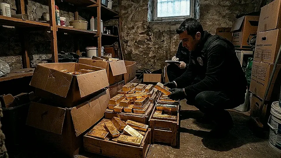 Lüks Villanın Kilerinde 350 Kilo Altın Bulundu: Değeri 2 Milyar 330 Milyon TL
