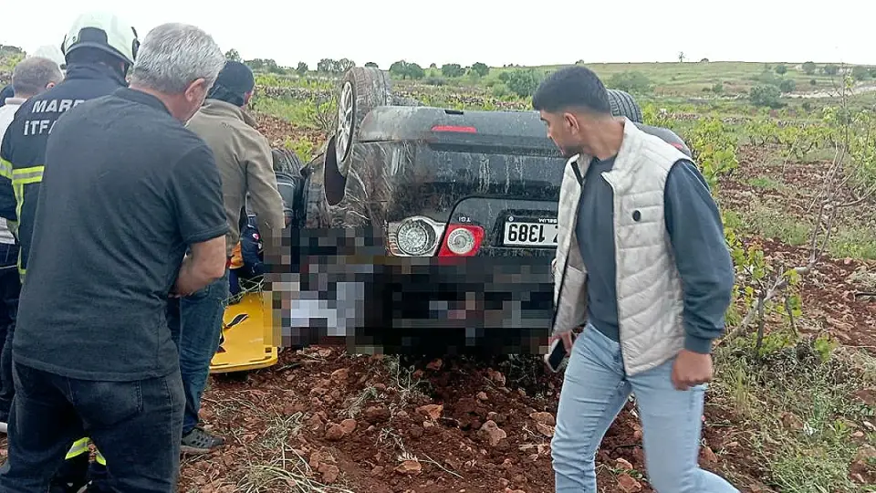 Mardin'de Takla Atan Otomobilde 1 Kişi Hayatını Kaybetti, 2 Kişi Yaralandı