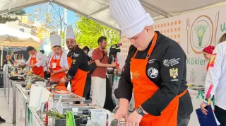 Alaçatı Ot Festivali'nde Uluslararası Şefler Yarıştı