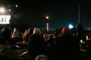 Anzak Koyu'nda Şafak Ayini Düzenlendi