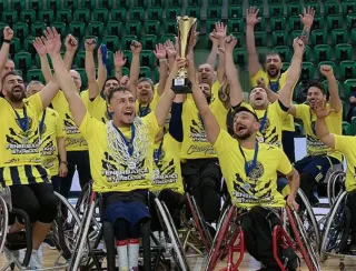 Fenerbahçe İstanbul Jet, Tekerlekli Sandalye Basketbol Avrupa Kupası 1'de Şampiyon Oldu