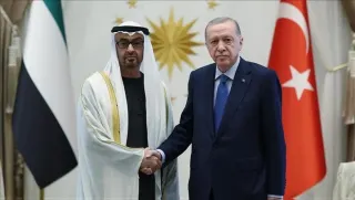 Cumhurbaşkanı Erdoğan, BAE Devlet Başkanı Al Nahyan ile Görüştü