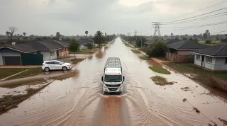 Güney Afrika'da Şiddetli Sel: Yollar Ulaşıma Kapandı