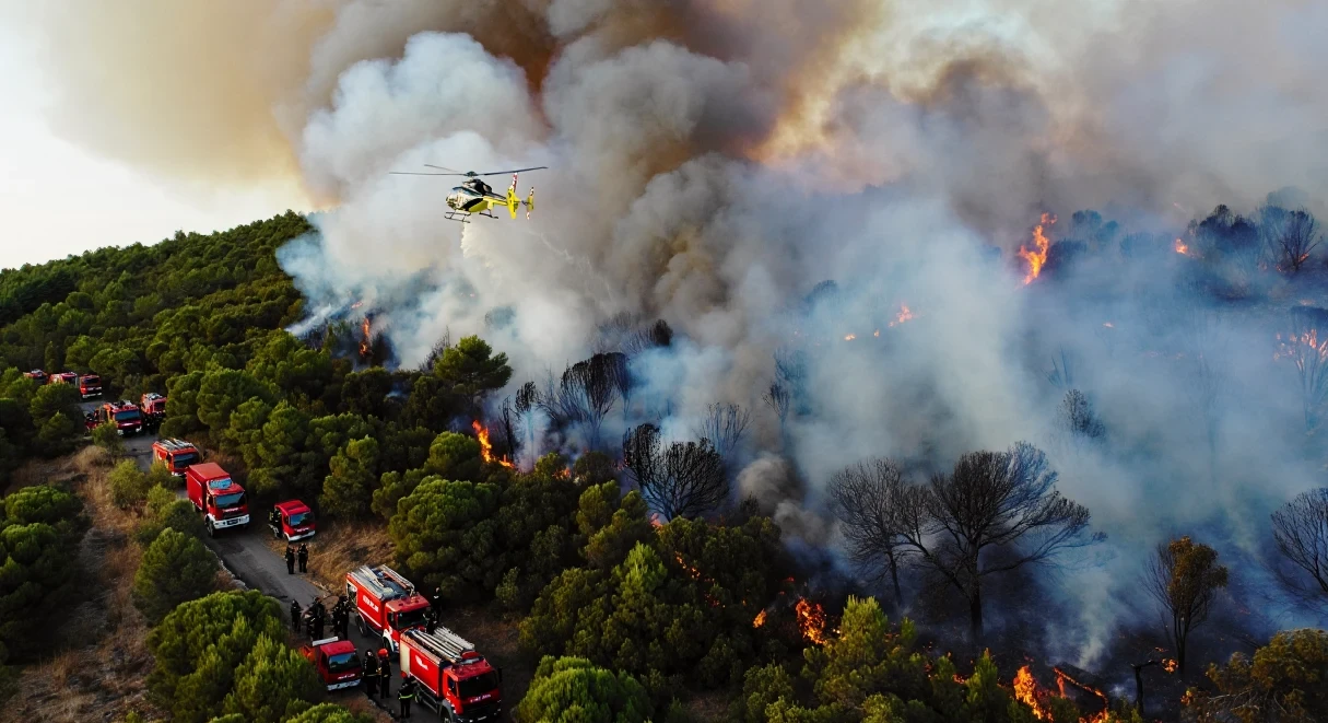 Muğla Marmaris'te Orman Yangını: Ekipler Sevk Edildi