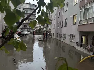 Çankırı'da Sağanak Yağış Sonrası Su Baskınları