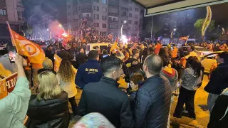 Galatasaray'ın Şampiyonluğu Afyonkarahisar'da Coşkuyla Kutlandı