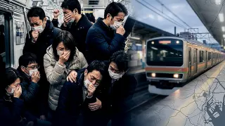 Japonya'da Trende Gizemli Koku: 10 Kişi Hastaneye Kaldırıldı