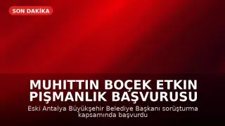 M.B., etkin pişmanlık hükümlerinden yararlanmak için başvurdu