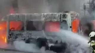 Öğrenci Servisi Alev Aldı: Minibüs Kullanılamaz Hale Geldi