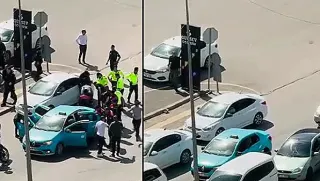 Taksi Sürücüsü Rehin Alındı, Kovalama Sonucu Şüpheliler Yakalandı
