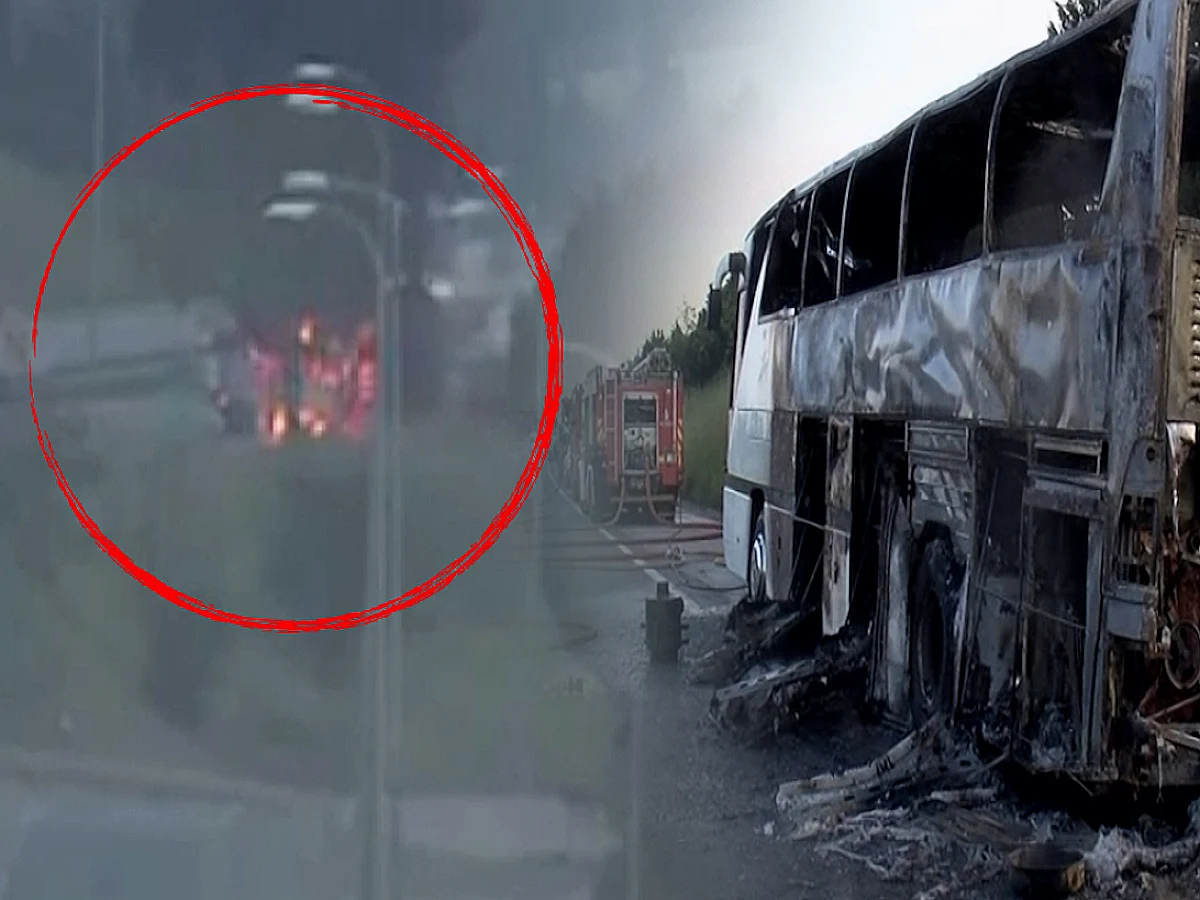 Tuzla'da Tur Otobüsü Motor Kısmından Alev Aldı: 43 Yolcu Tahliye Edildi